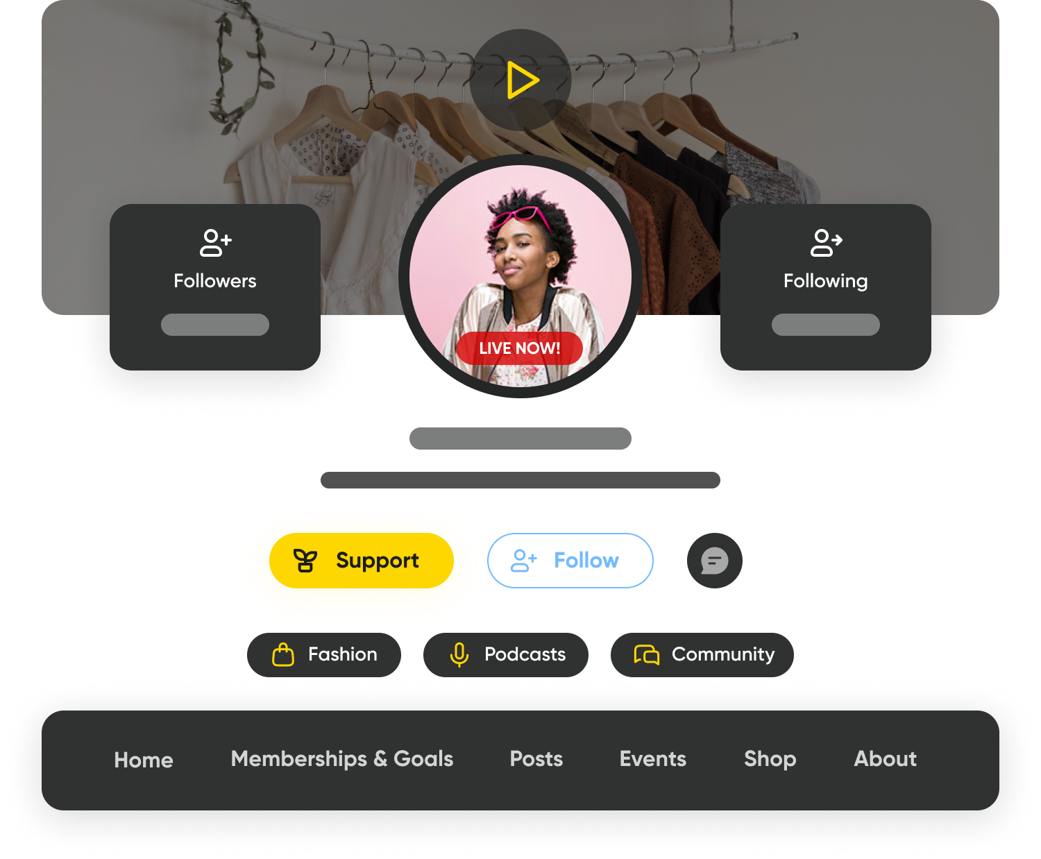 Your customisable page! customisable-page